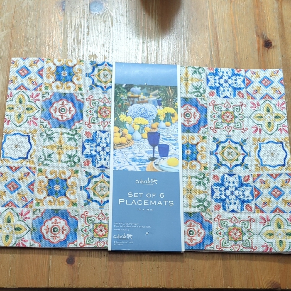 Colordrift Placemats-New